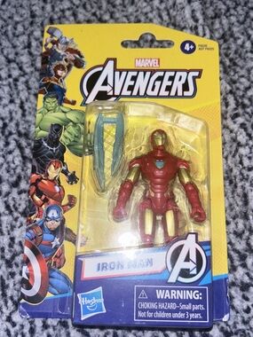 Avengers Iron Man 4" Action Figure 2024 Epic Hero Series Marvel Hasbro NEW